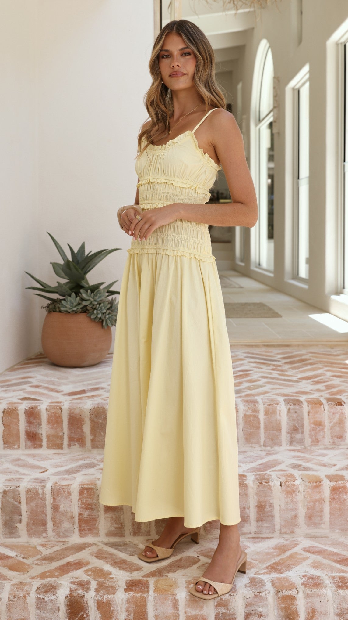 Vida Maxi Dress - Yellow