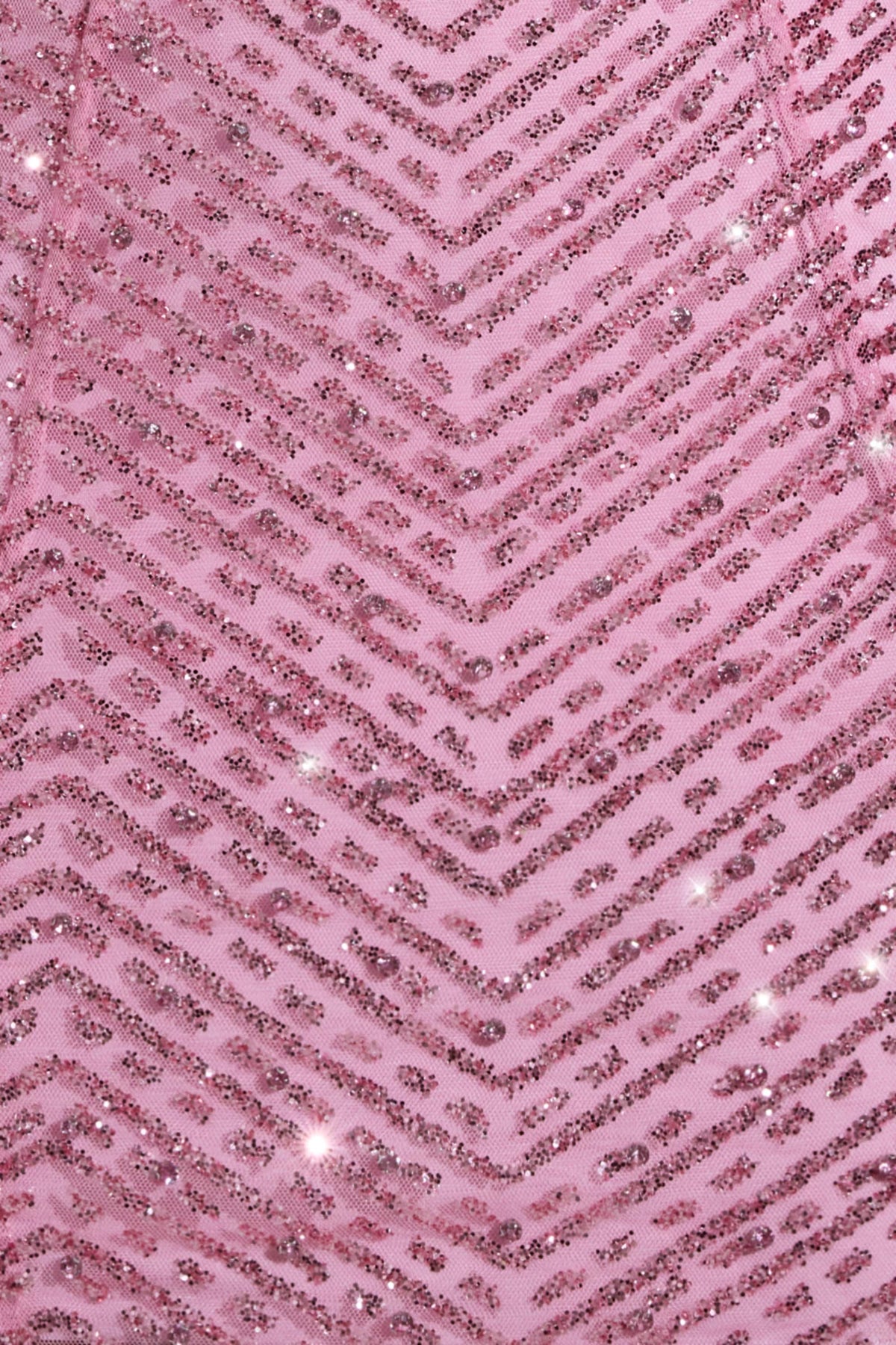 Embellished Halterneck Mini Dress in Pink