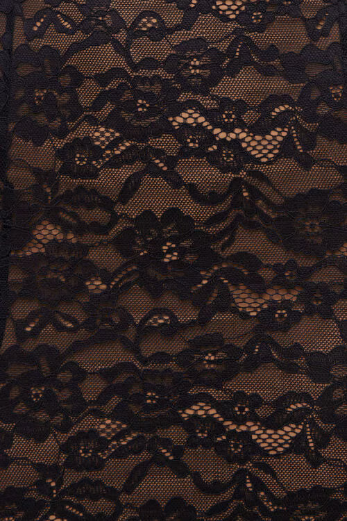 Monet Lace Overlay Maxi Dress