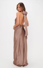 Lisa Maxi Dress ~ Dune Luxe Satin