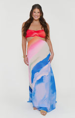 Niki Maxi Dress ~ Sunset