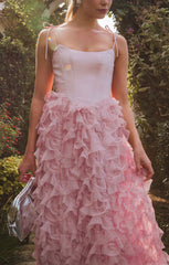Francesca Maxi Dress ~ Ballet Slipper Ruffle Tulle