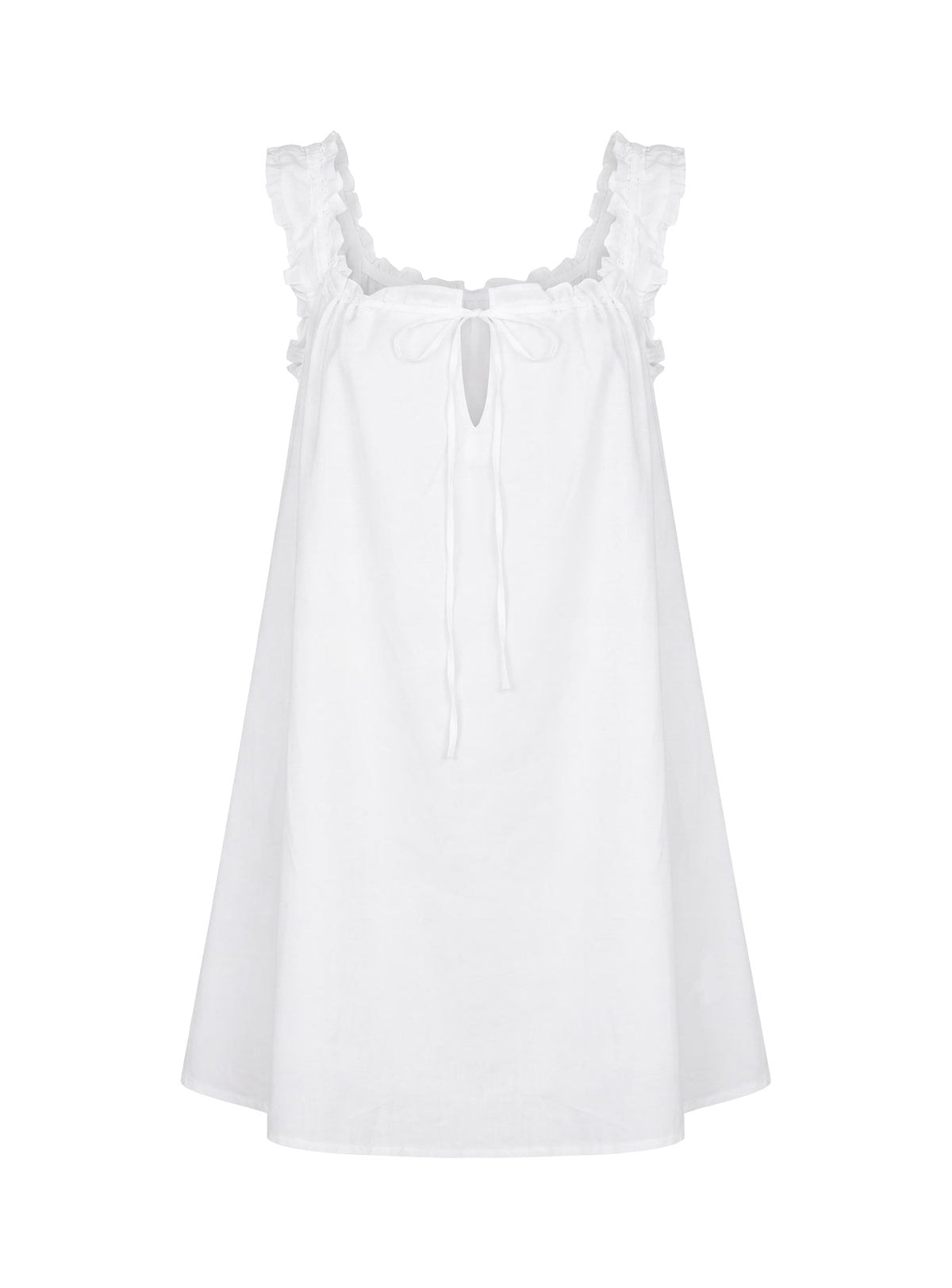 Swing Mini Dress White Petite