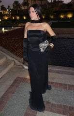 Jules Maxi Dress ~ Black Chiffon