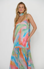 Dalia Maxi Dress ~ Colorful Canvas
