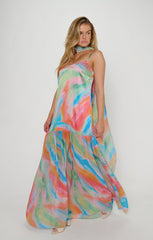 Dalia Maxi Dress ~ Colorful Canvas