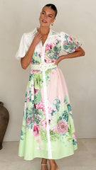 Dusk Maxi Dress - Sorbet Symphony