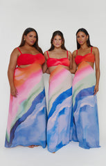 Niki Maxi Dress ~ Sunset