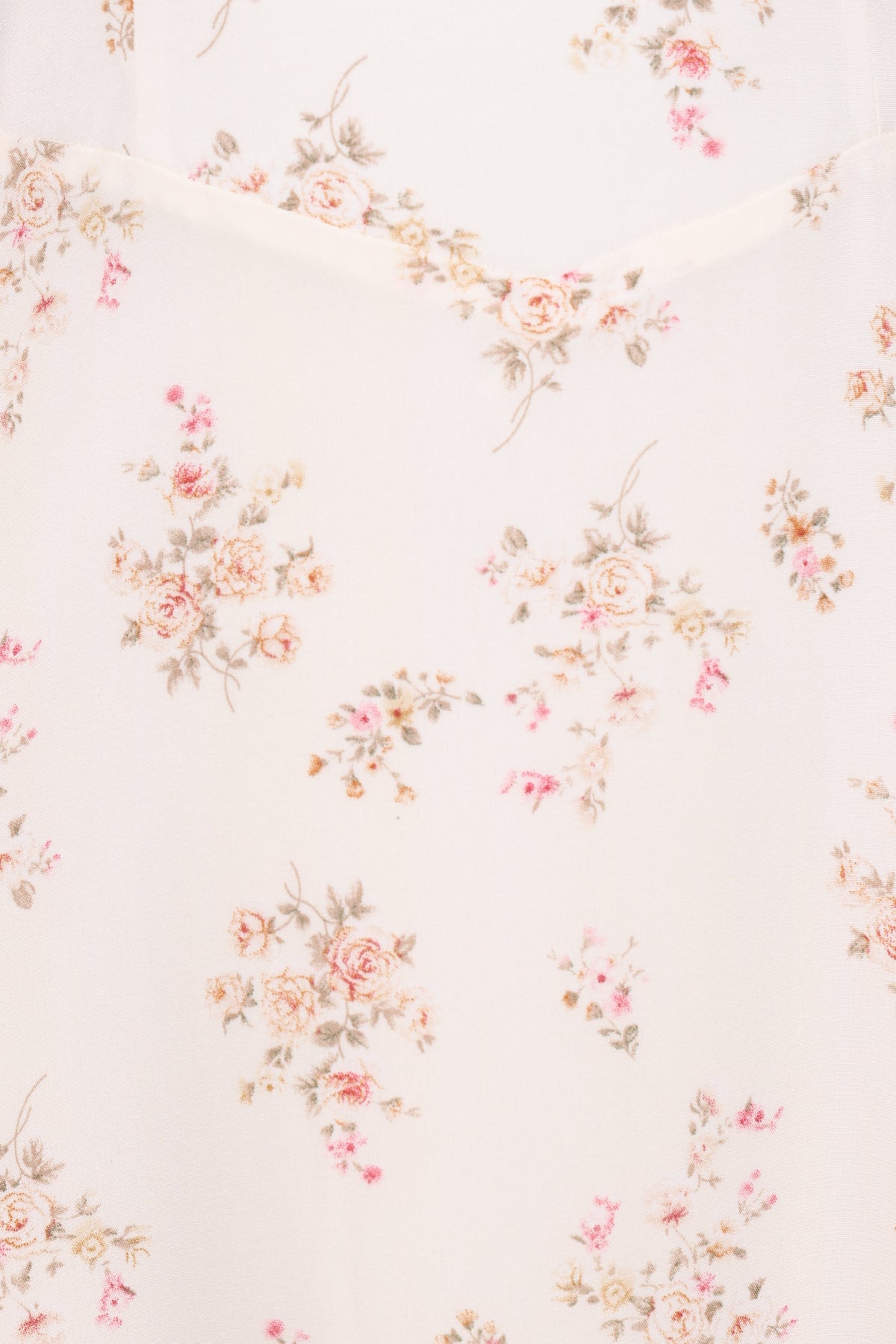 Clarissa Midi Dress - White Floral