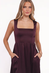 Elania Maxi Dress - Plum