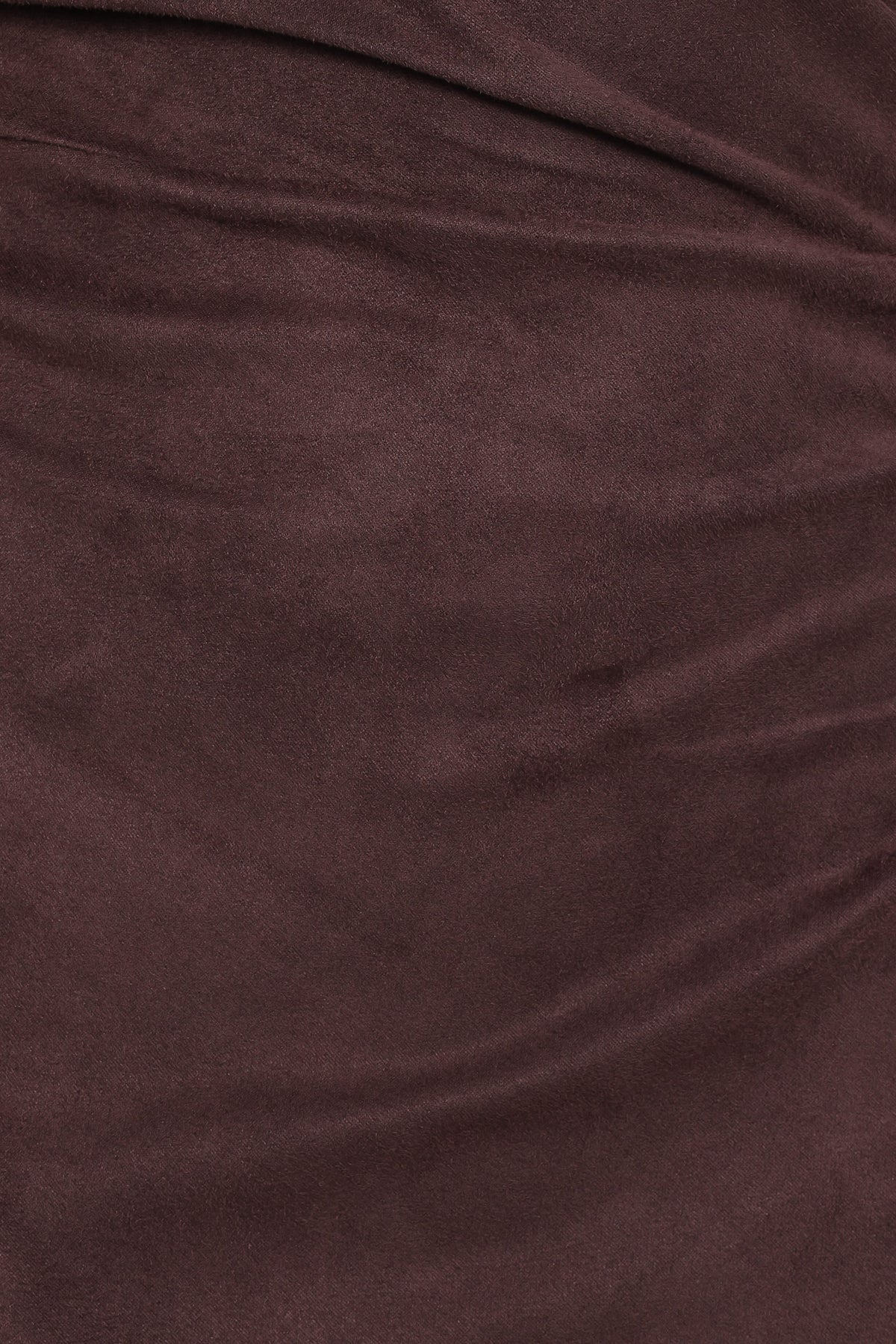 Olympia Off Shoulder Maxi Dress - Chocolate