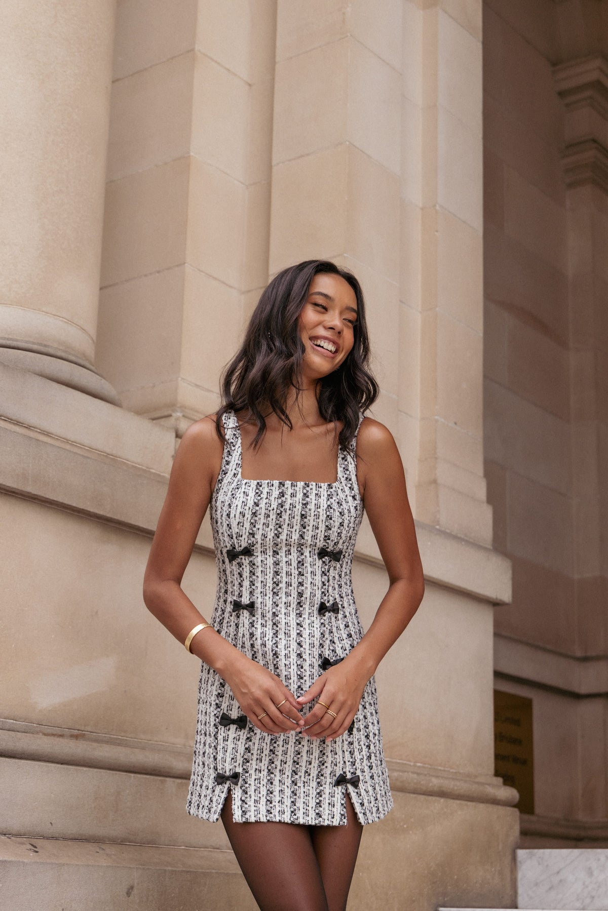 Walsh Mini Dress - Black