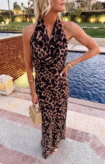 Simone Maxi Dress ~ Tortoise Shell