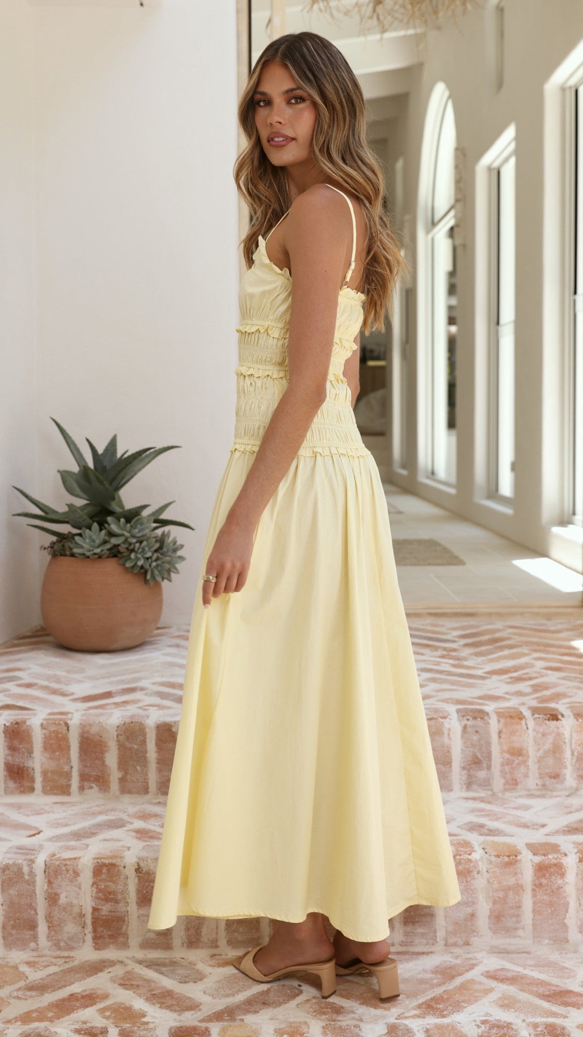 Vida Maxi Dress - Yellow