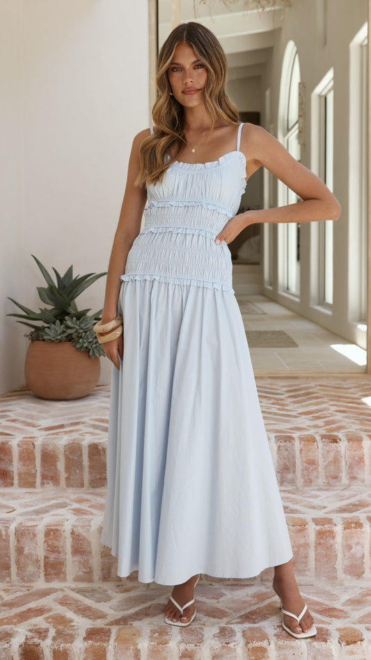 Vida Maxi Dress - Blue