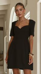 Nicolina Mini Dress - Black