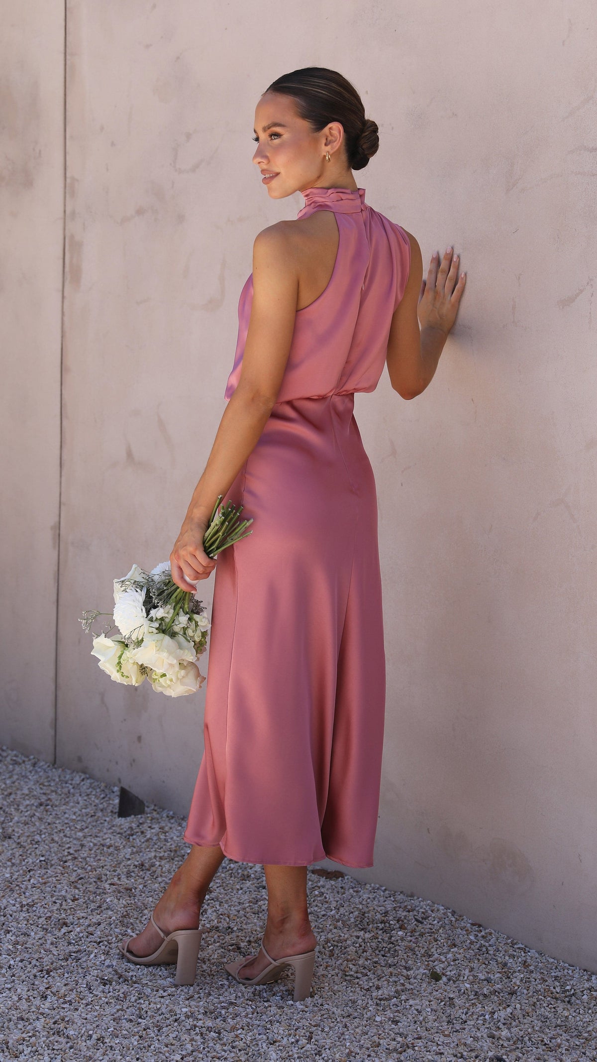 Esther Maxi Dress - Baked Rose