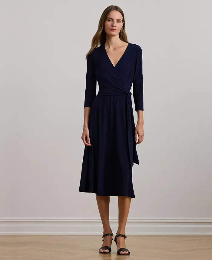 Lauren Ralph Lauren Surplice Jersey Dress