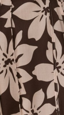 Solange Maxi Dress - Chocolate Floral