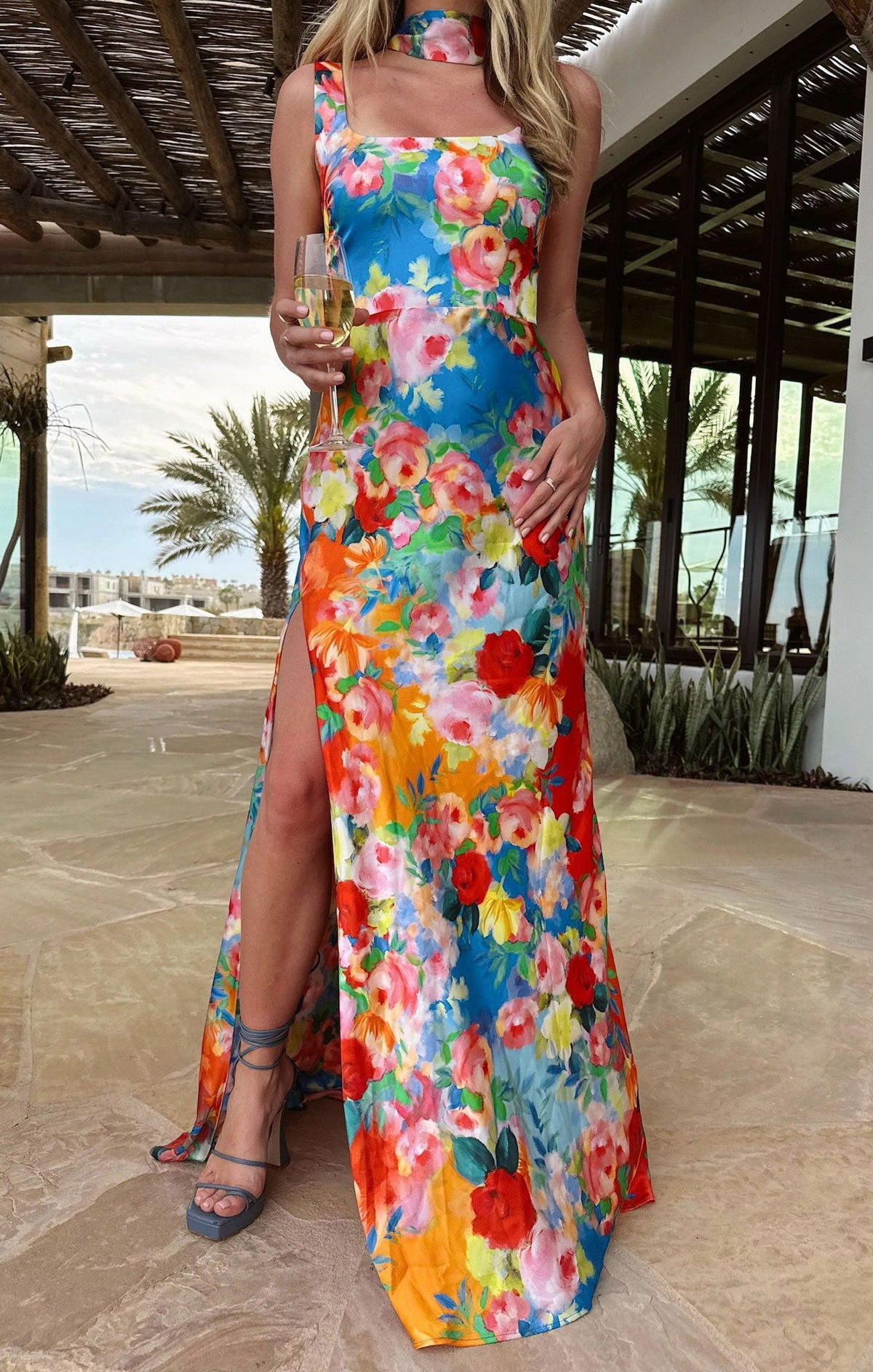 Lana Maxi Dress ~ Sunset Garden Gala