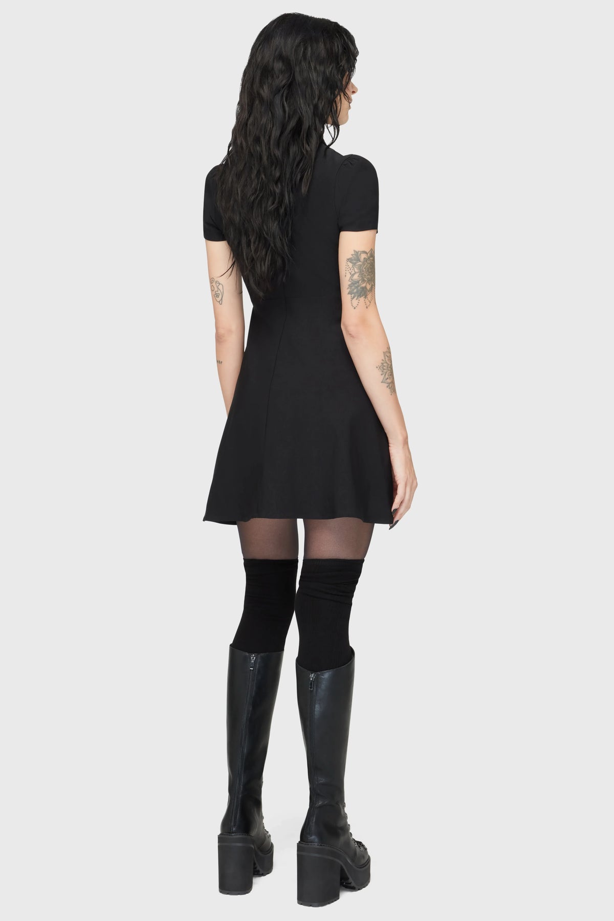 Jovana Collar & Ring Dress