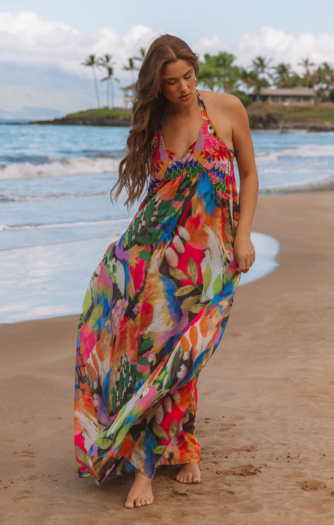 Valentina Maxi Dress ~ Midnight in Rio