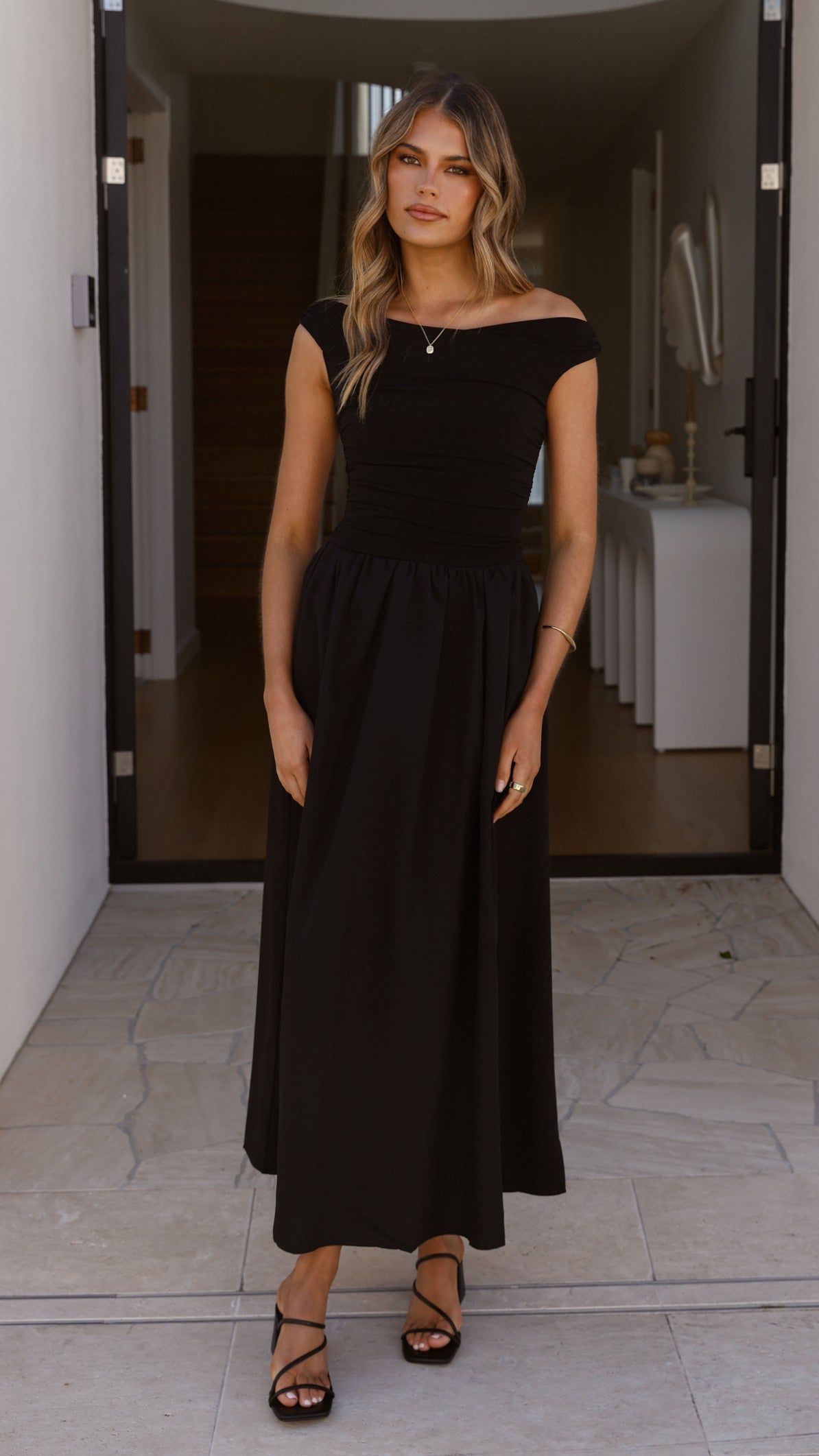 Immy Midi Dress - Black