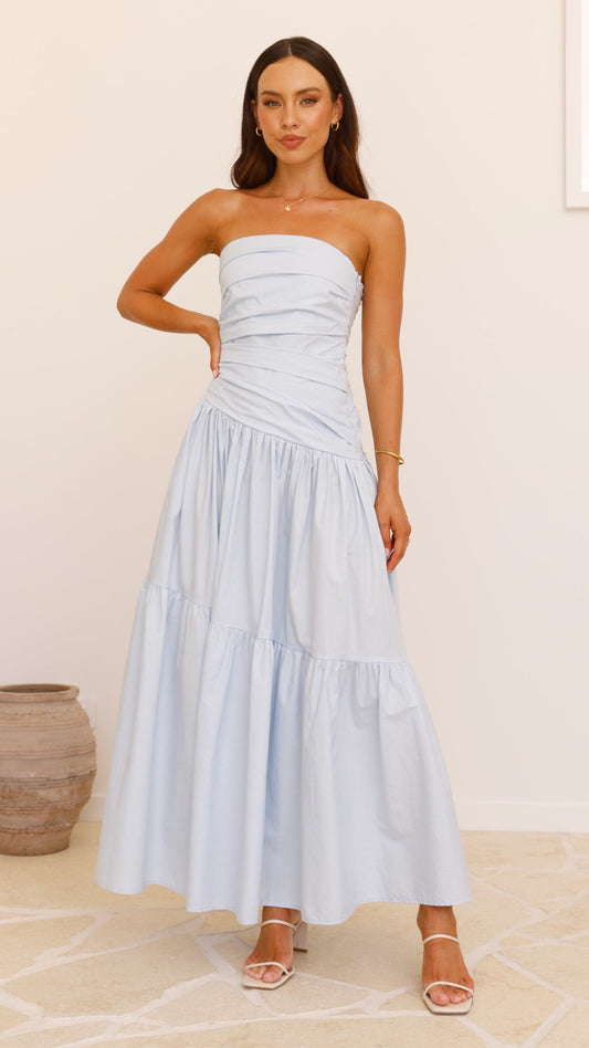 Lola Maxi Dress - Blue