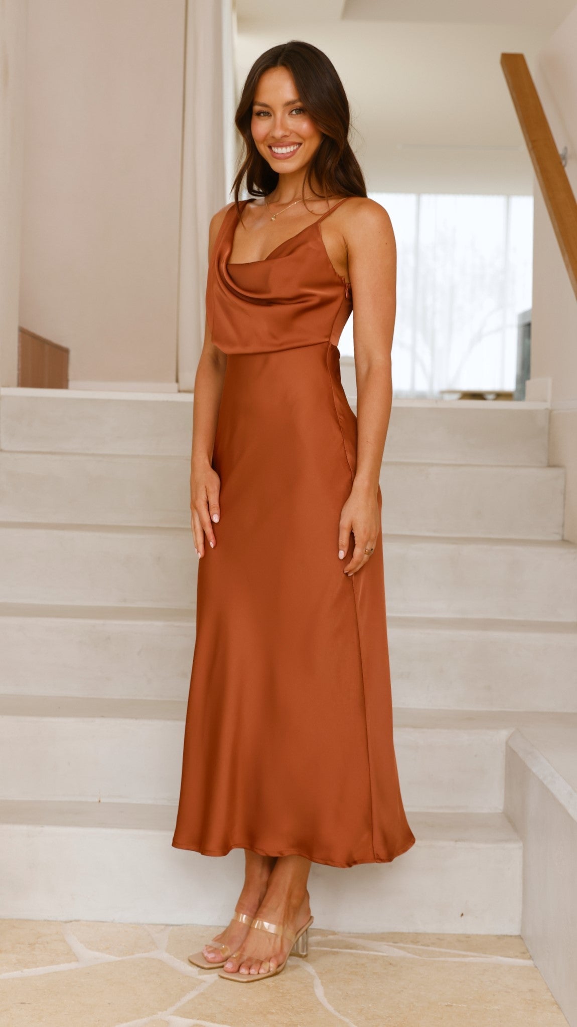 Audrey Maxi Dress - Copper