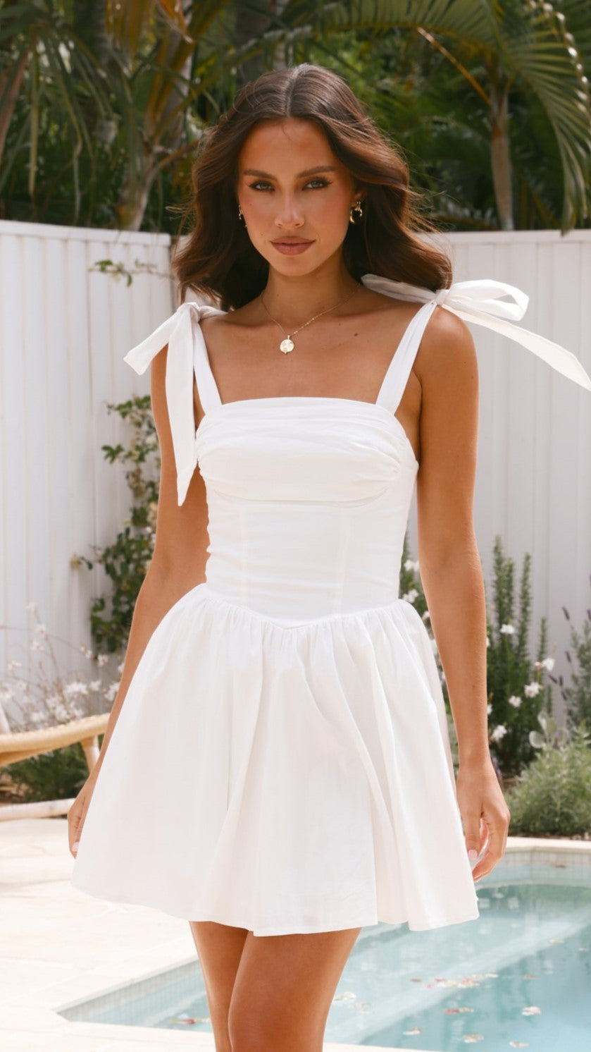 Haisley Mini Dress - White