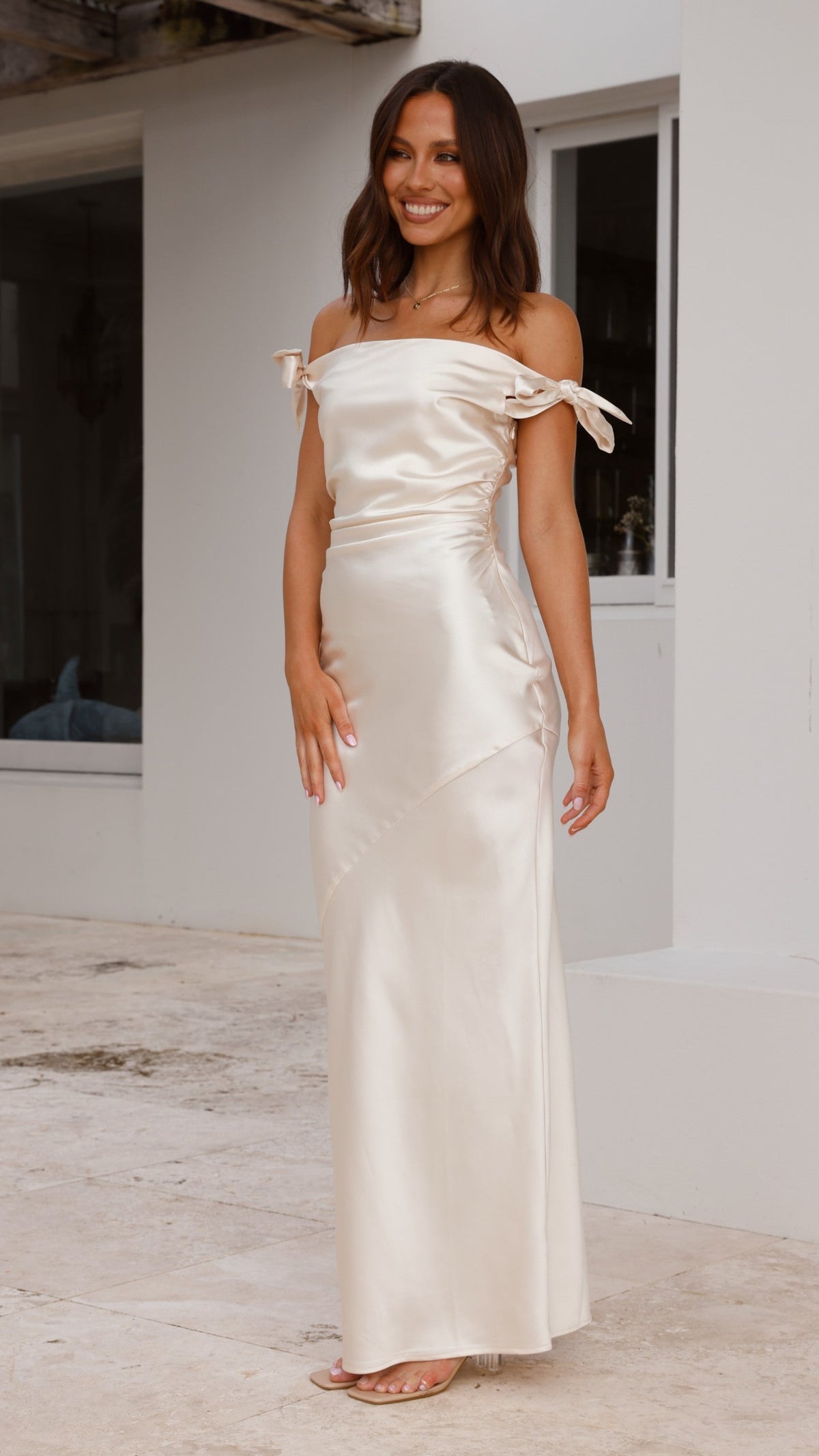 Frida Maxi Dress - Champagne