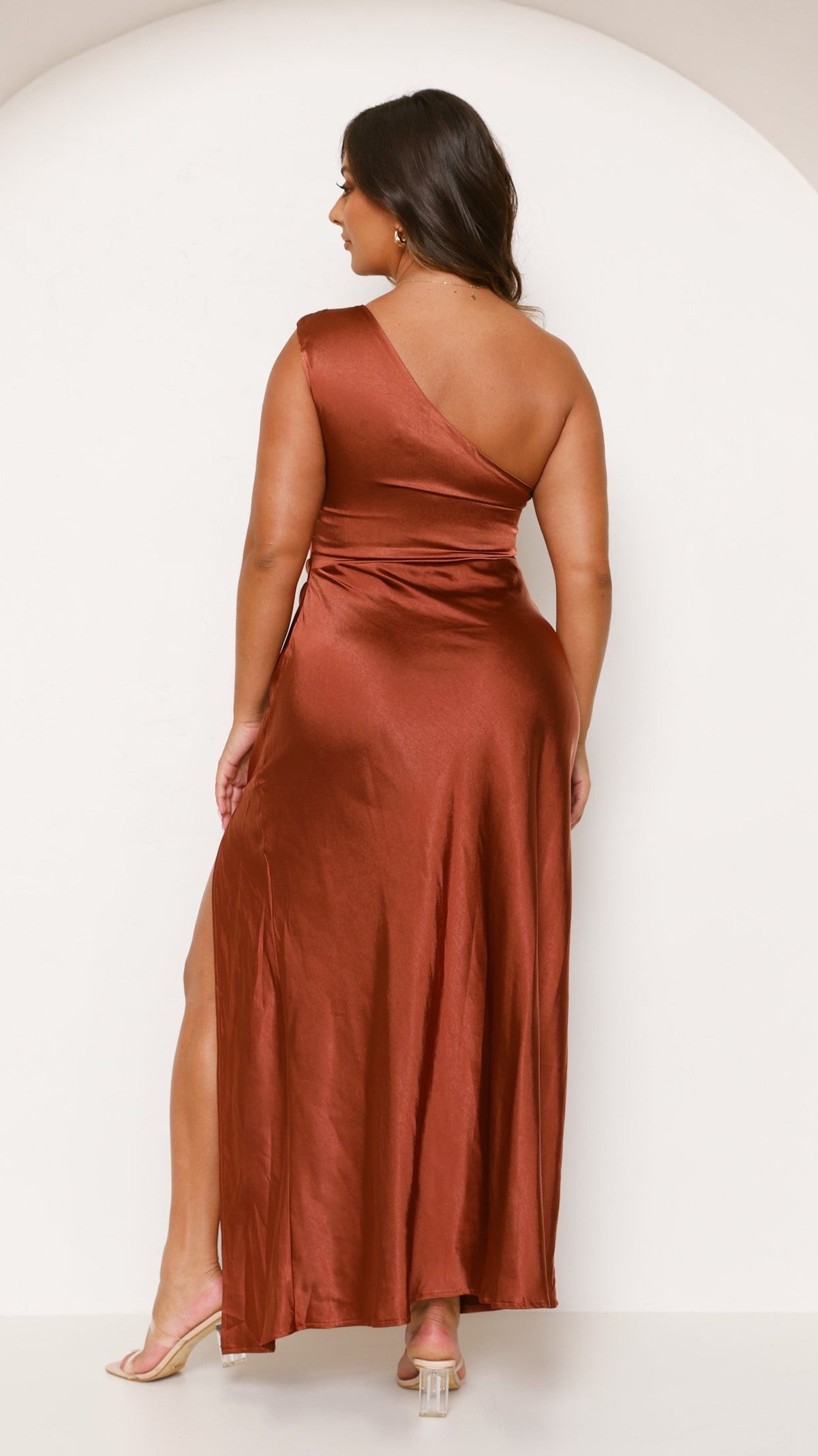 Victoria Maxi Dress - Rust