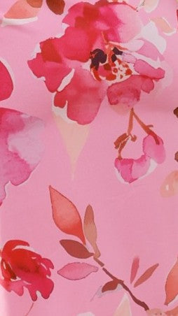 Karalina Maxi Dress - Pink Floral