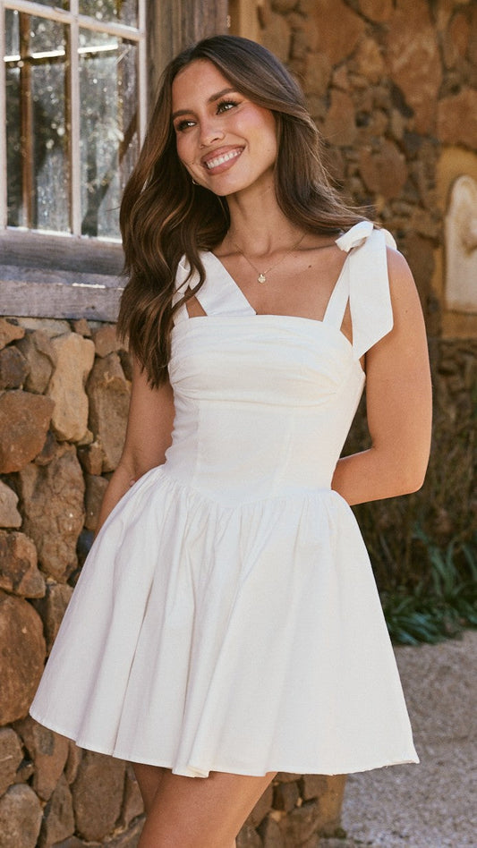 Haisley Mini Dress - White