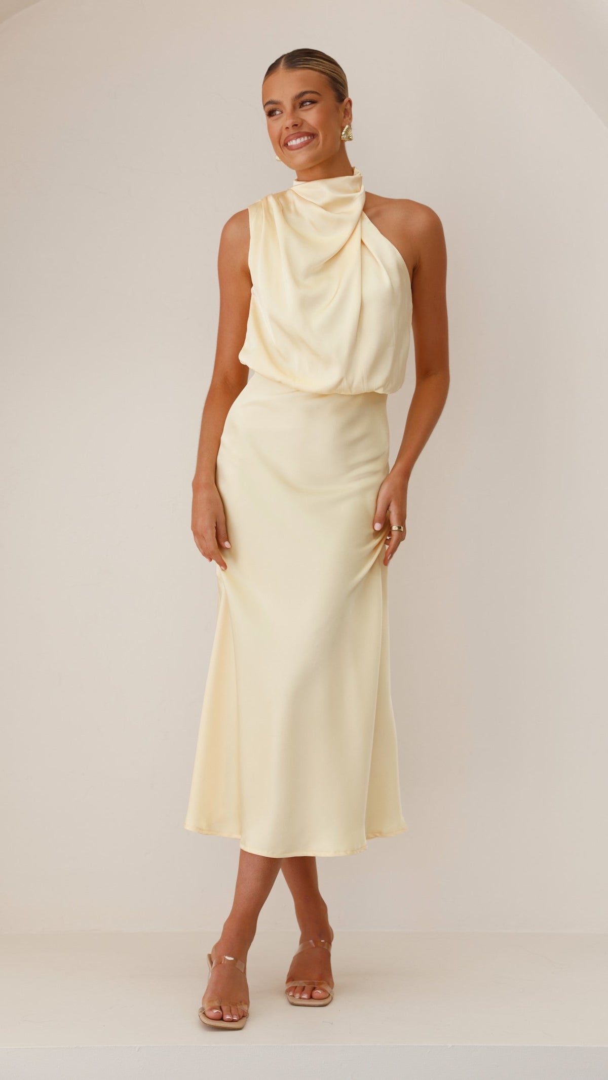 Esther Maxi Dress - Lemon