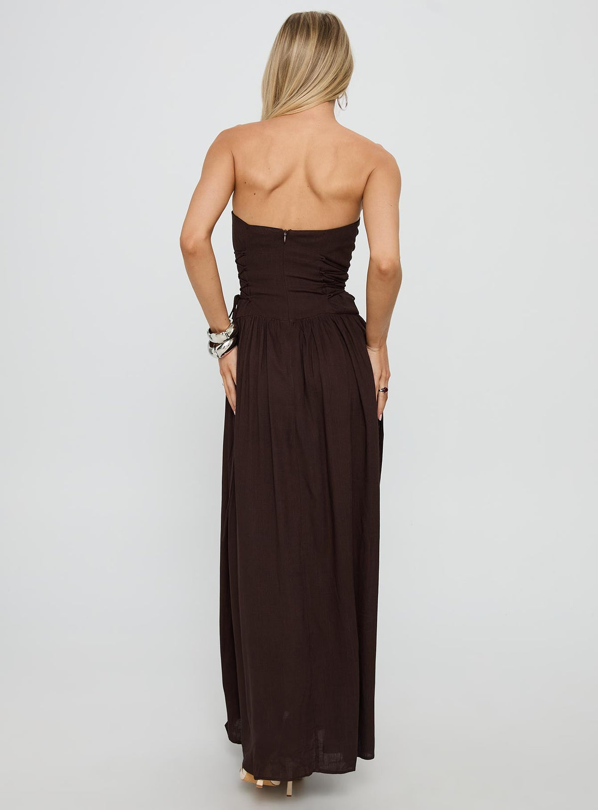 So Far So Good Maxi Dress Chocolate