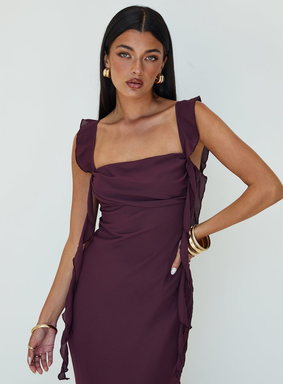 Lanai Maxi Dress Plum