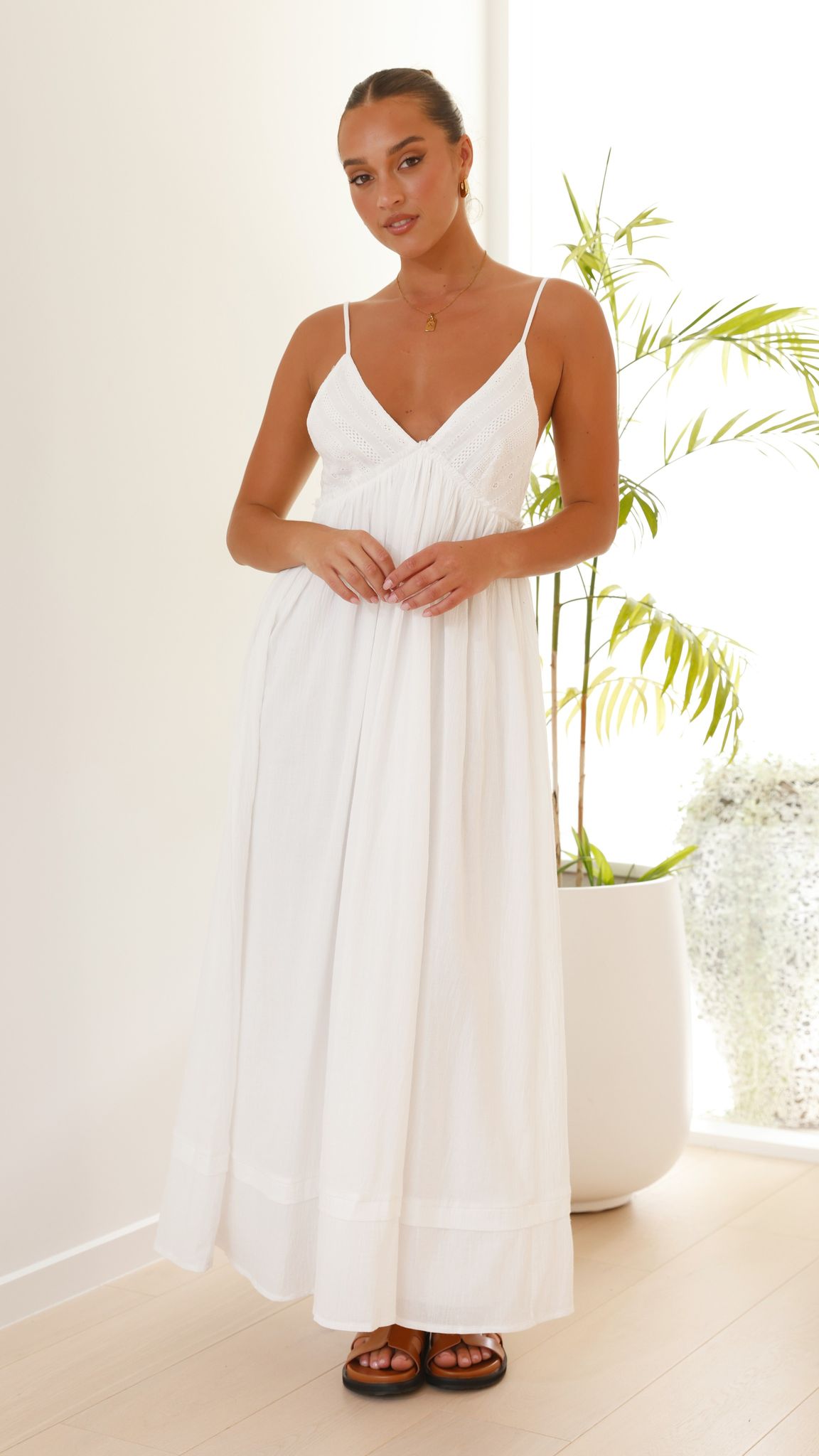 Elouise Maxi Dress - White