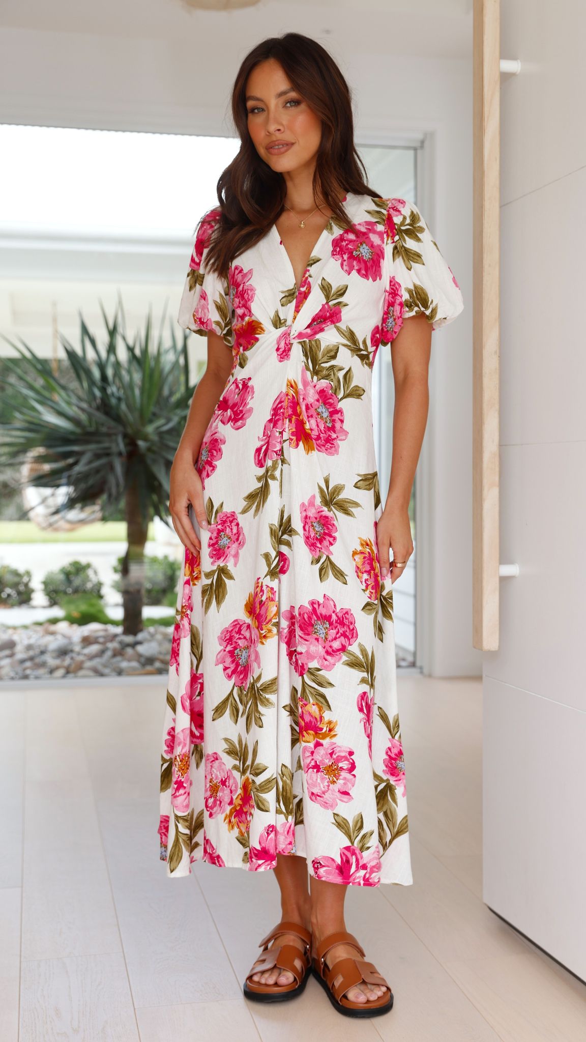 Blaire Midi Dress - Bonita Floral