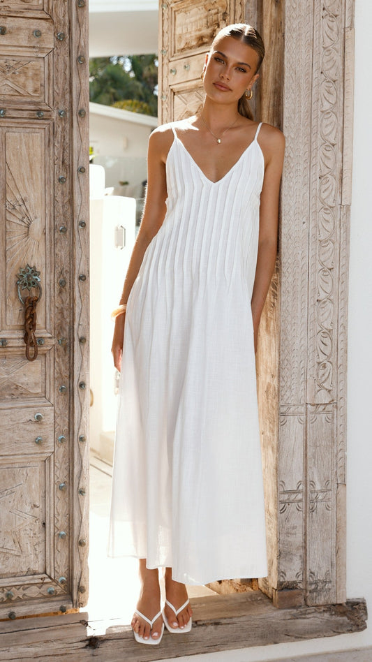 Aspen Maxi Dress - White