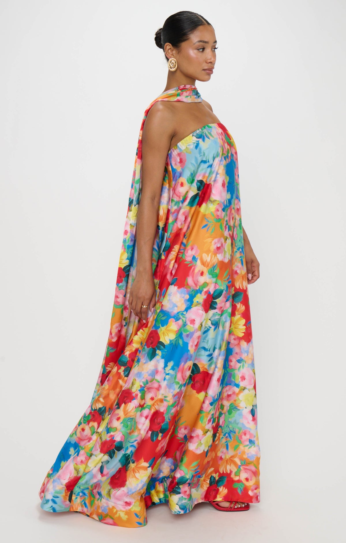 Tinsley Tube Dress ~ Sunset Garden Gala