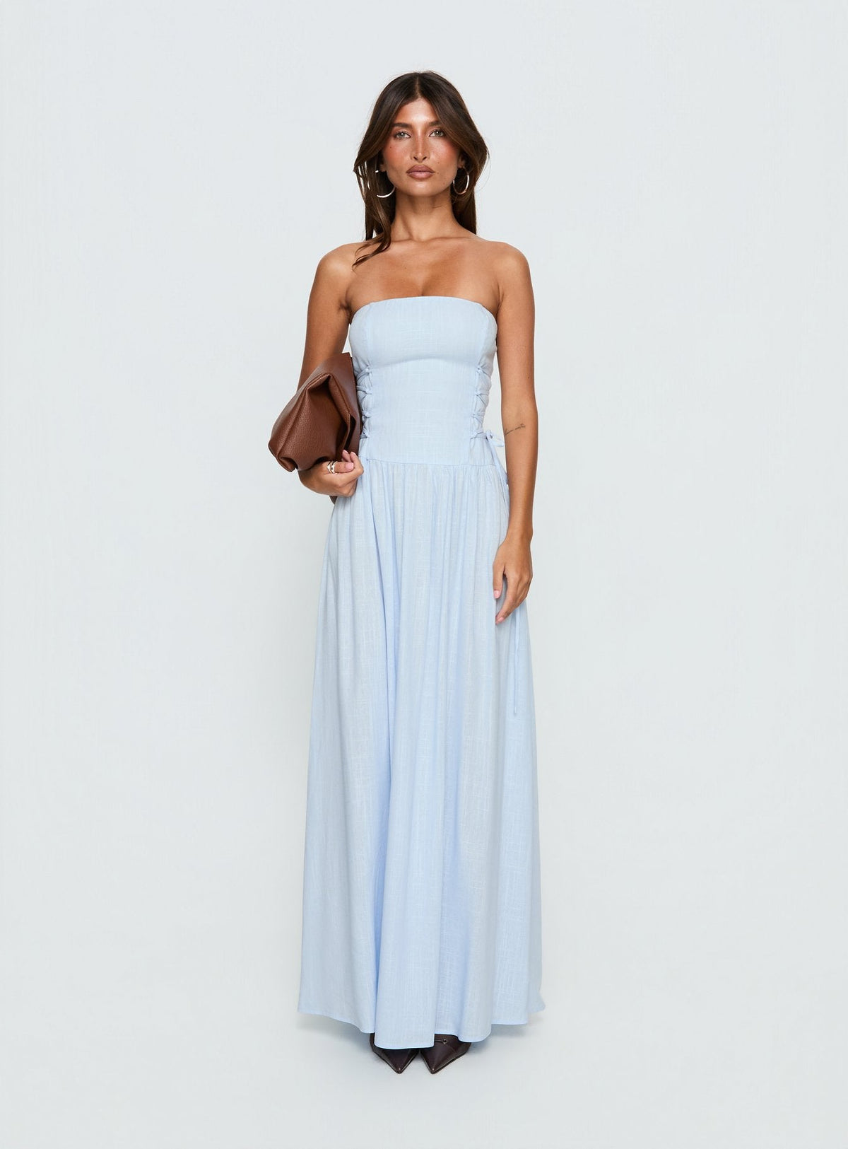 So Far So Good Maxi Dress Baby Blue