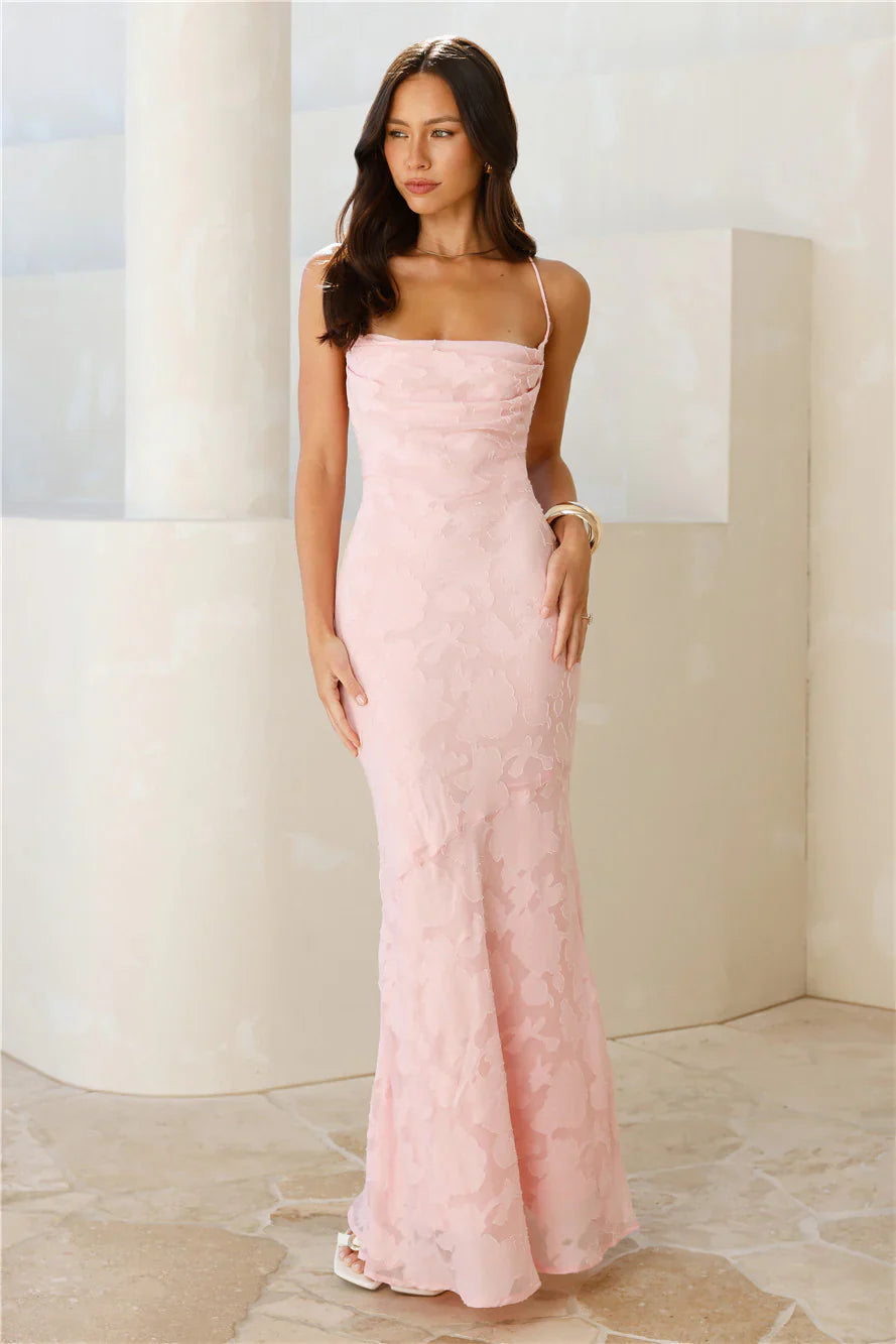 Bridge To Wonderland Maxi Dress Pink
