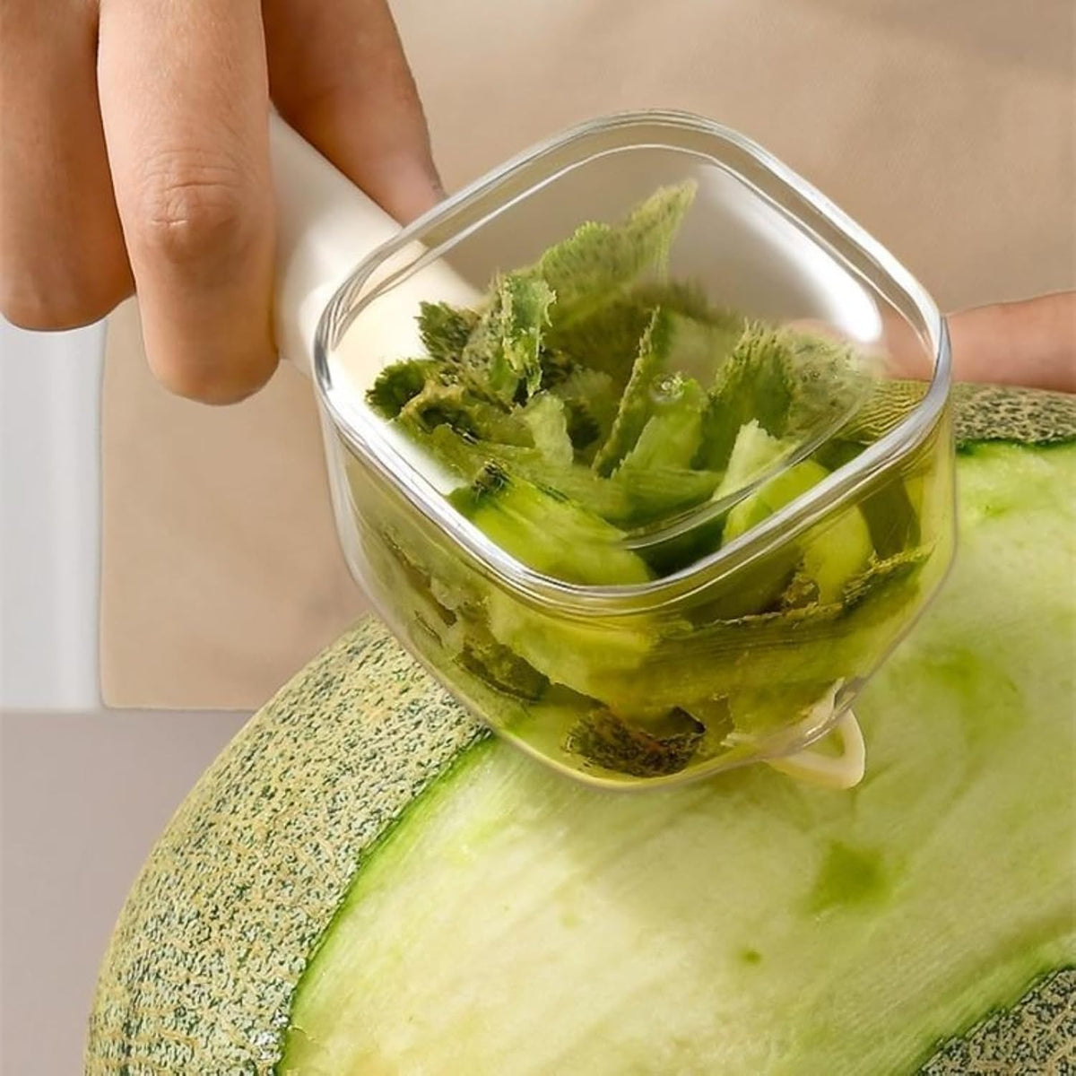 Peeler with Container,Storage Vegetable Peeler,Mess Free Peel Catcher,Stainless Steel Blade for Home Kitchen Fruit Prep