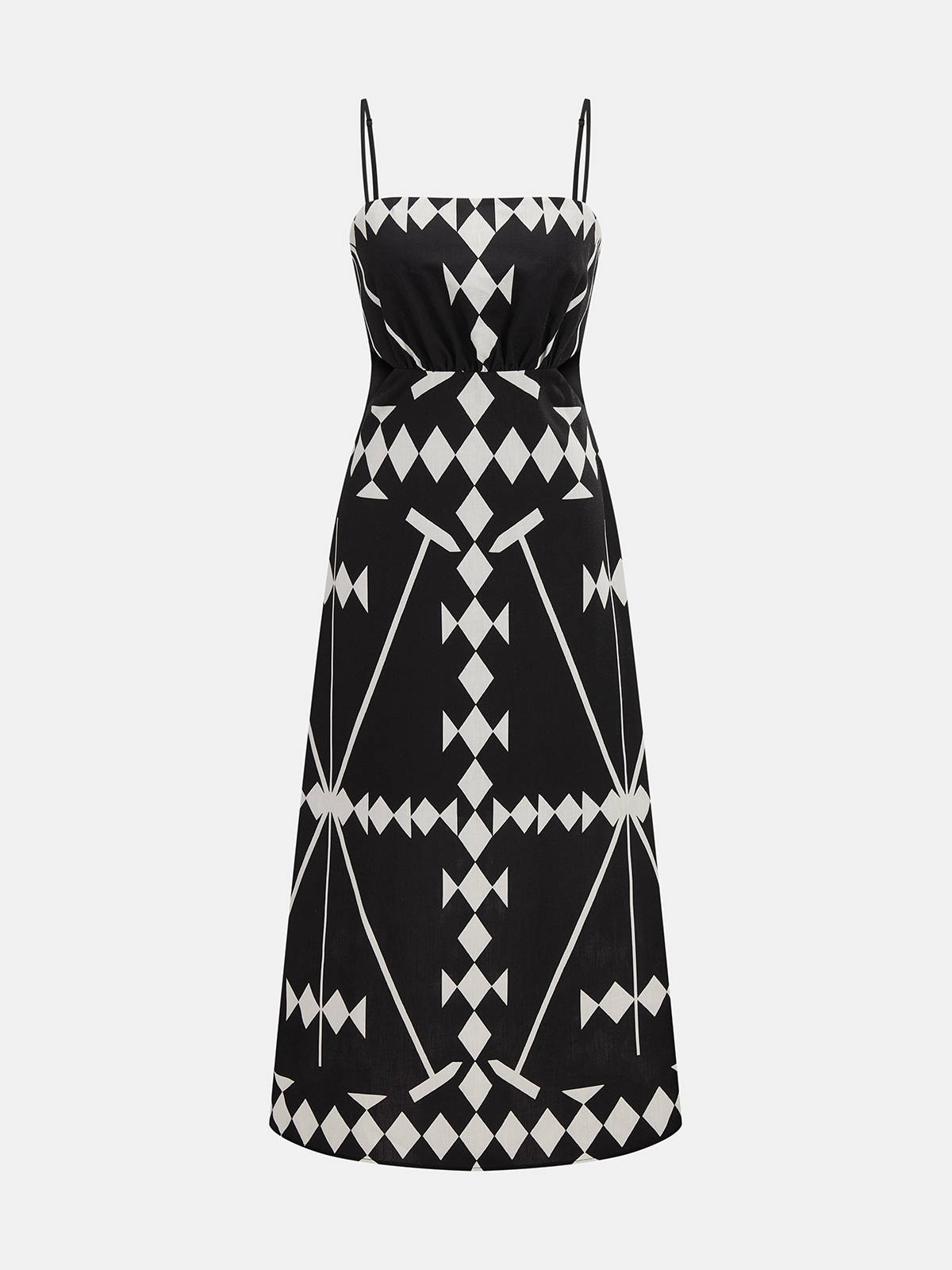 Geometric Print Cami Maxi Dress