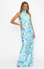 Lisa Maxi Dress ~ Cottage Floral Blue