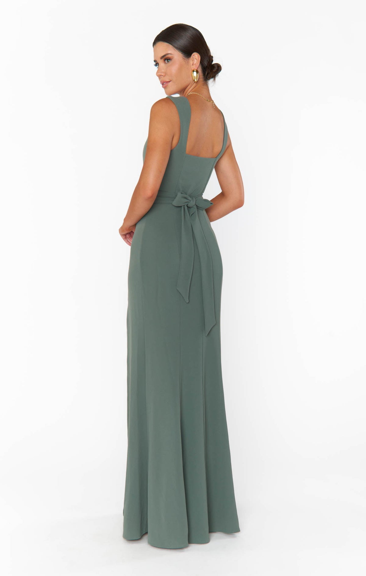 Paris Gown ~ Deep Sage Stretch
