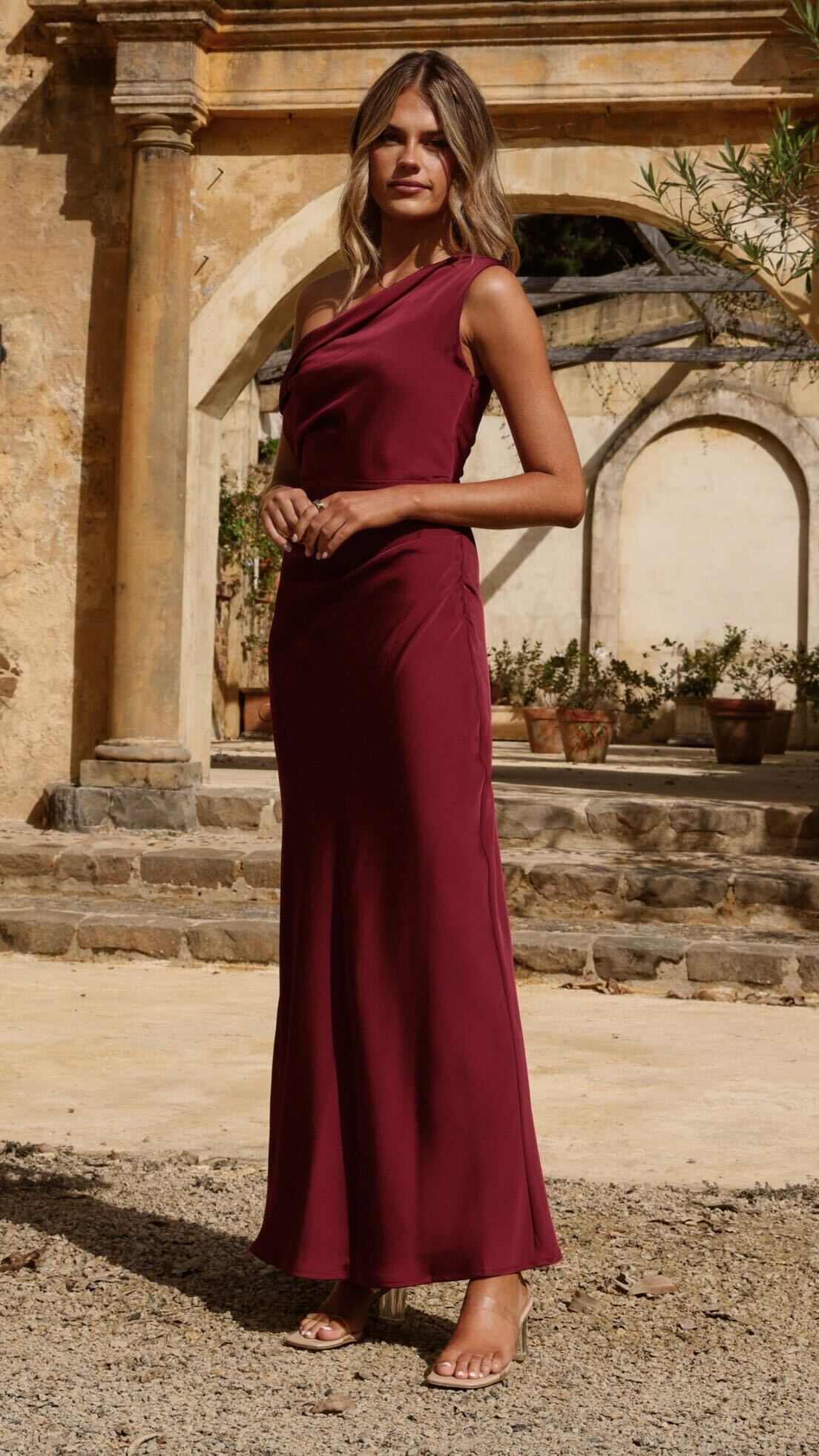 Gigi Maxi Dress - Wine