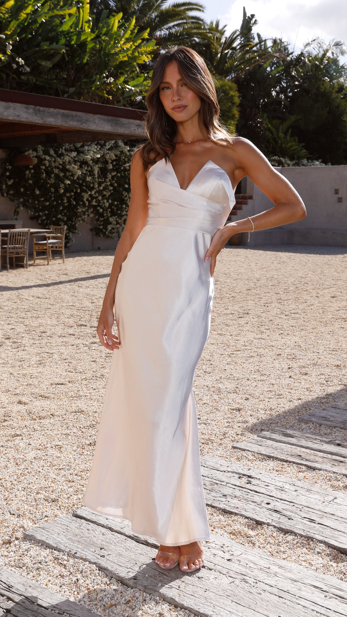 Valerie Maxi Dress - Champagne