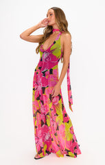 Katia Maxi Dress ~ Tropic Nights Mesh